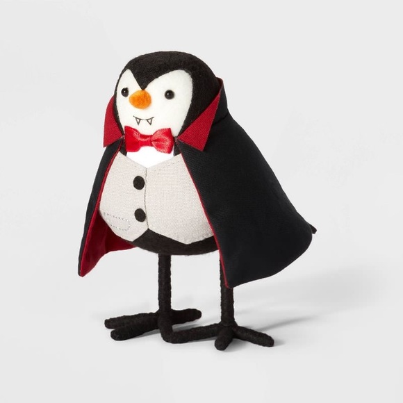 Falloween Featherly Friends nwt Vampire Halloween Decorative Figurine count - Picture 1 of 2